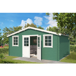 Outdoor Life Products | Tuinhuis Udo 480 x 380 | Gecoat | Platinum Grey-Wit